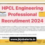 HPCL Engineering Professional Recruitment 2024 – 126 Posts
